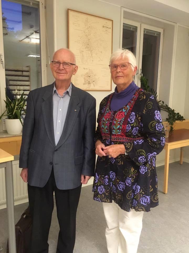 Berit Halvarsson och Tor Hudner, författarna till boken.