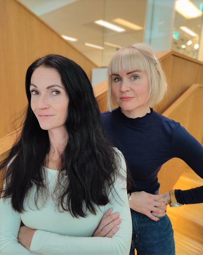 Porträtt av Jenni Nilsson och Mimmi Örberg.